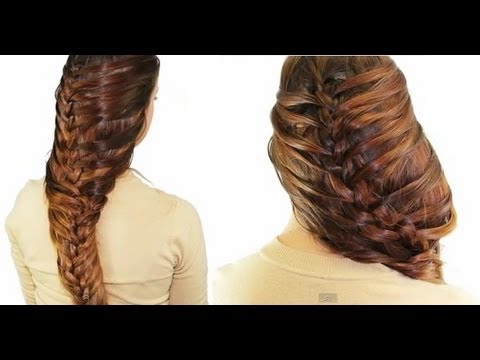 How to Mermaid Braid Rib Cage Braid Plait tutorial hairstyle from