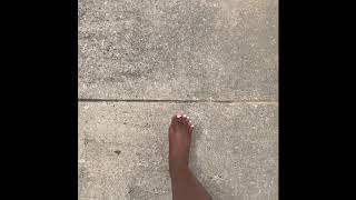 Bare Foot Beauty Takes A Stroll