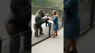 Zoo Gorilla Gives Baby Back To Mother