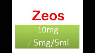 Zeos 10Mg Zeos 5Mg5Ml Syrup Loratadine