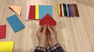 Origami kalp yapımı (Kâğıdın Masalı)