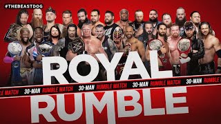 Wwe Royal Rumble 2020 Official And Full Match Card Hd