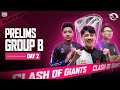 [ID] PUBG MOBILE RUTHLESS CLASH OF GIANTS SEASON 4| PRELIMS GROUP B| DAY 2 FT. #HORAA #AE #I8 #BOOM