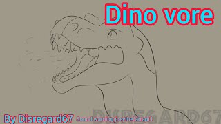 Dino Vore Swallow And Digestion By Disregard67 Sound Warning Joeythefatrapt1 Anim 3