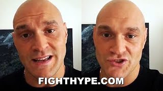 TYSON FURY REACTS TO WILDER KNOCKING OUT BREAZEALE; CALLS HIM "MOST DESTRUCTIVE...2ND BADDEST MAN"