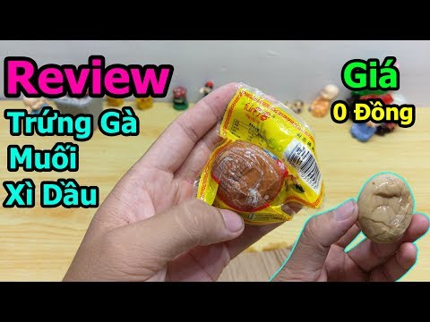 Thử Mua Và Ăn Trứng Gà Muối Xì Dầu, đồ ăn vặt trung quốc liệu có ngon ?