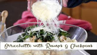 Orecchiette With Ramps and Chickpeas