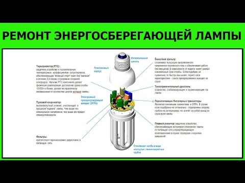 Ремонт энергосберегающих ламп Ремонт энергосберегающих ламп
