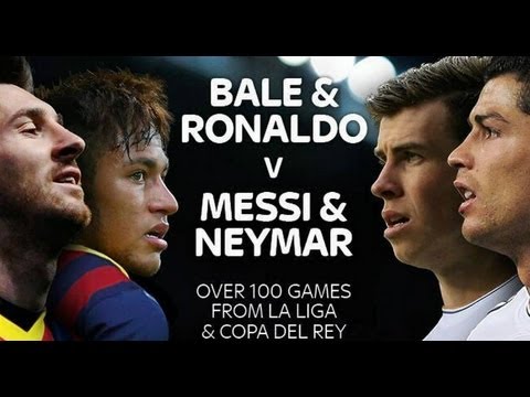 Messi And Neymar Vs Gareth Bale And Cristiano Ronaldo ? AVR10 HD