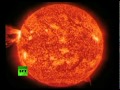 Amazing Video: Giant solar flare erupting from Sun surface
