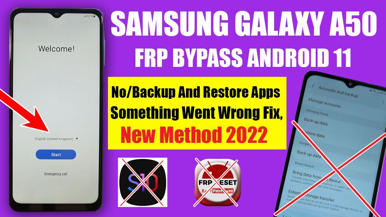 SAMSUNG A50 FRP BYPASS ANDROID 11 Without Backup And SAMSUNG A50 FRP BYPASS ANDROID 11 Without Backup And