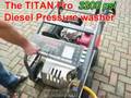 Titan Pro 10HP Diesel pressure washer