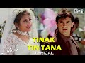 Tinak Tin Tana - Lyrical | Mann | Aamir Khan, Manisha | Alka Yagnik, Udit Nayrayan | 90's Hits