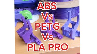 Abs Vs Petg Vs Pla Pro Suite..