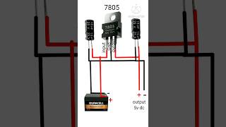 12V To 5V Converter 7805 Voltage Regulator