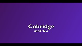 Cobridge Driving Test 08.57