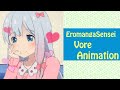 【vore】Eromanga Sensei vore Animation【丸呑み】