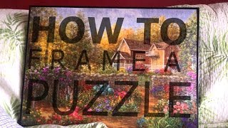How To Frame A Puzzle