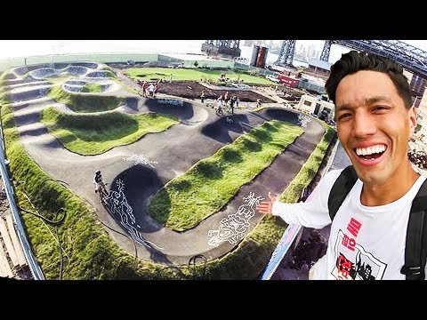 $450,000 ROLLER COASTER SKATEPARK!!