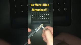 No More Allen Wrenches. Ratcheting Low Profile Screwdriver Regular Screwdriver