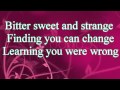 Jordan Sparks - Beauty And the Beast - Lyrics on screen