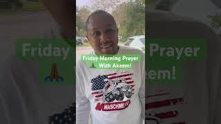 Before Headed To School Akeem Sealed The Week In Prayer.