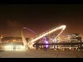 Newcastle Gateshead Millennium Bridge Tilt in Timelapse