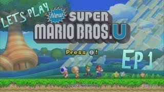 new super mario bros.U lets play