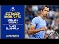 Stefanos Tsitsipas vs. Daniel Elahi Galán Extended Highlights | 2022 US Open Round 1