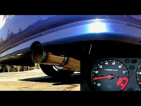 HONDA Civic Si 2000 EM1 Greddy TiC Racing Exhaust