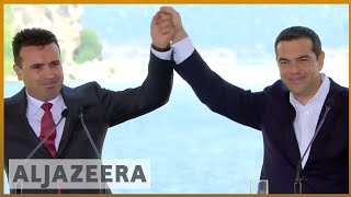🇲🇰 🇬🇷 Macedonia signs agreement with Greece to changing country's name | Al Jazeera English 🇲🇰 🇬🇷 Macedonia signs agreement with Greece to changing country's name | Al Jazeera English