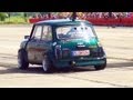 Mini Cooper + Hayabusa Motor Engine 1/4 Mile Drag Race Viertelmeile Beschleunigungsrennen Accele