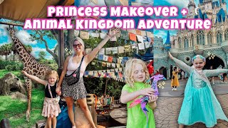 Disney World Vlog 2 Parks In 1 Day With Kids Banshee Build, Princess Makeover & Parade Magic