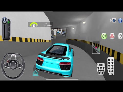 Brand New Audi R8 Car Parking And Washing- Or Aoturepr shop -3D Driving class -Android’s Gamply