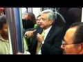 Candidato a la presidencia de México viaja en metro