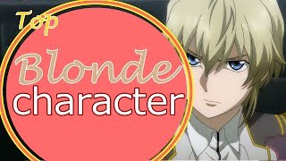 Top Blonde Hair From Anime Character