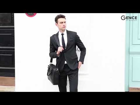 Cặp nam công sở da bò mềm CDT03 (Rộng 39 x Cao 28 x Dày 8cm) | GENCE by Mendoza