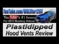 2013 Ford Mustang GT 5.0 Plastidipped Hood Vents Review