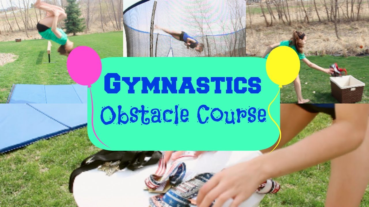 Gymnastics Obstacle Course! YouTube