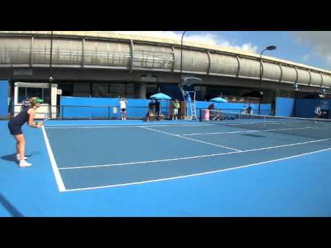 Kim Clijsters（クリスターズ 全豪） 全豪オープン 2011 Practice