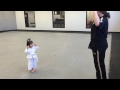 3 Year Old Taekwondo White Belt Reciting Student Creed