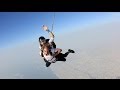 Swedish singer John Martin first skydive with Skydive Dubai!
