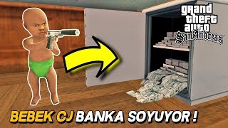 Bebek Cj Banka Soygunu Yapiyor Gta San Andreas Bebek Modu Gerçek Hayat