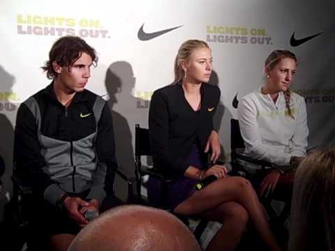 Lights On． Lights Out． Nike's Top Players dish on テニス and テニス Fashion