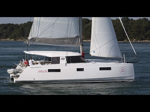 Nautitech 40 open catamaran at Dusseldorf 2018