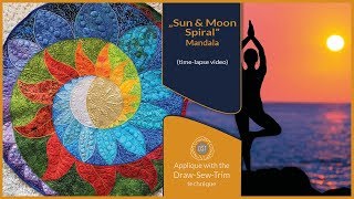 How it was made - Sun and Moon Spiral Mandala (DST / Time-lapse)