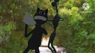 Siren Head Vs Cartoon Cat (credit green screen gsmrf)