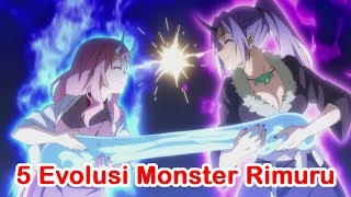 5 EVOLUSI DAN KEKUATAN MONSTER YANG DIBERI NAMA OLEH RIMURU di Tensei Shitara Slime Datta ken
