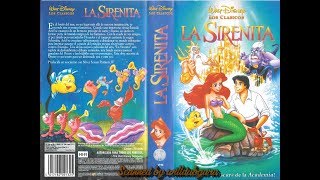 Opening and Closing Previews to The Little Mermaid 1991 VHS [European Spanish] [