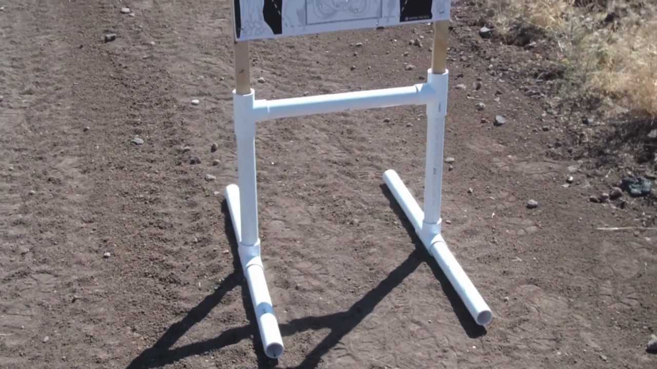 PVC Target Stand - YouTube